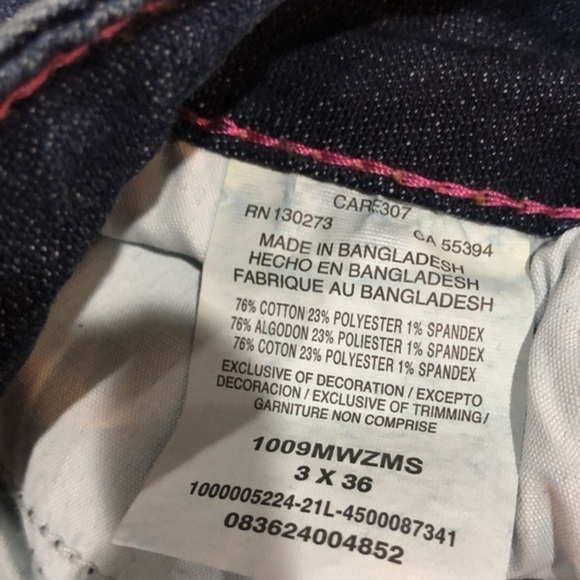 Wrangler mae‎ mid-rise Vivianna retro boot cut jeans size 3/4x36 new - Picture 11 of 11